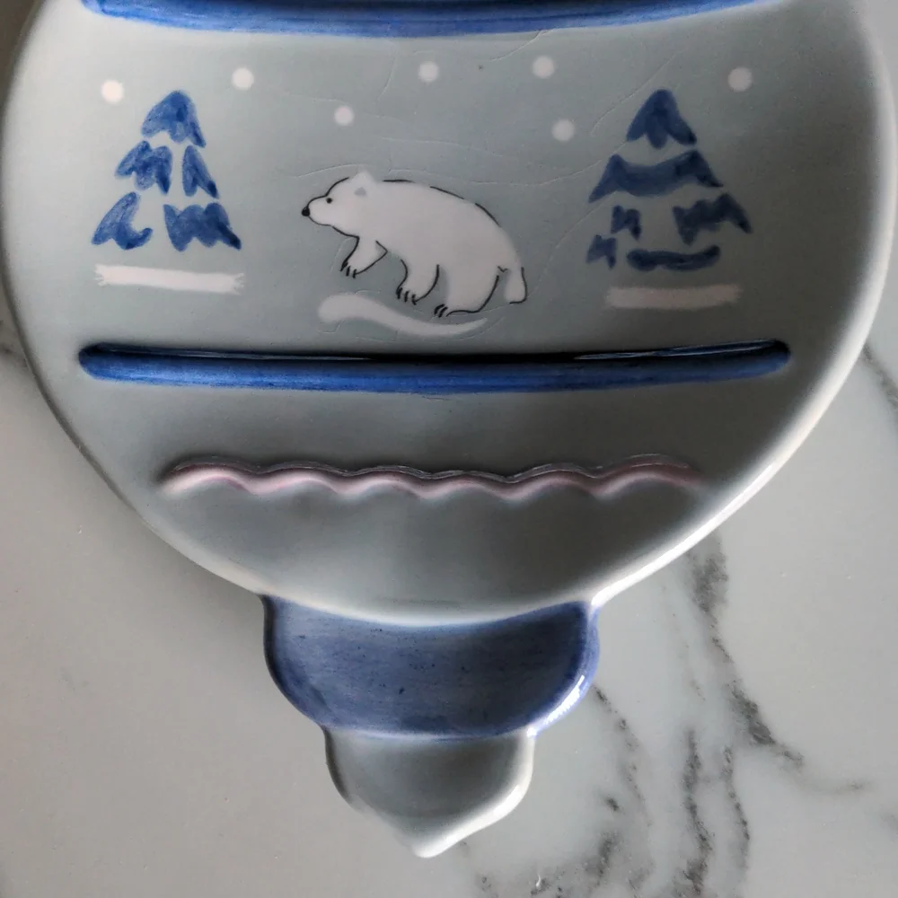 Pfaltzgraff Winter Frost Spoon Rest